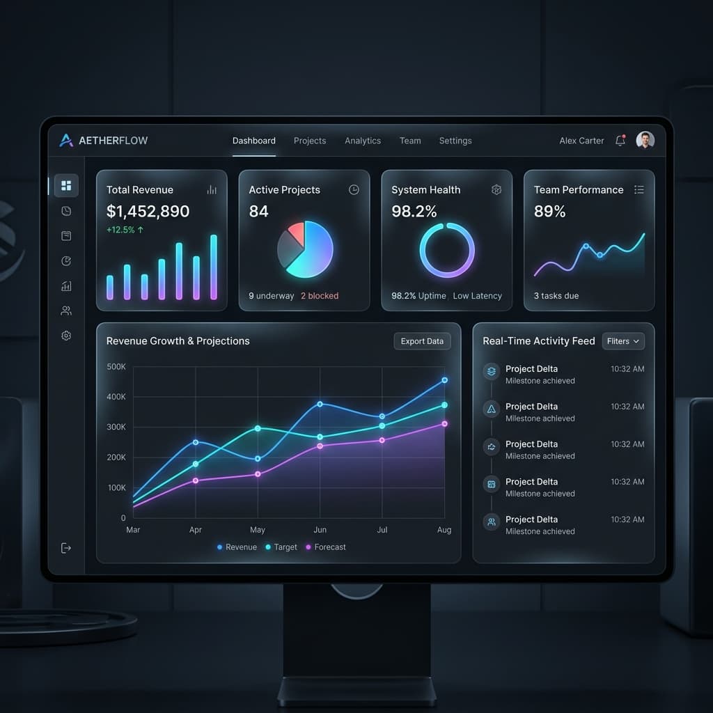 Taskmaster CRM Dashboard